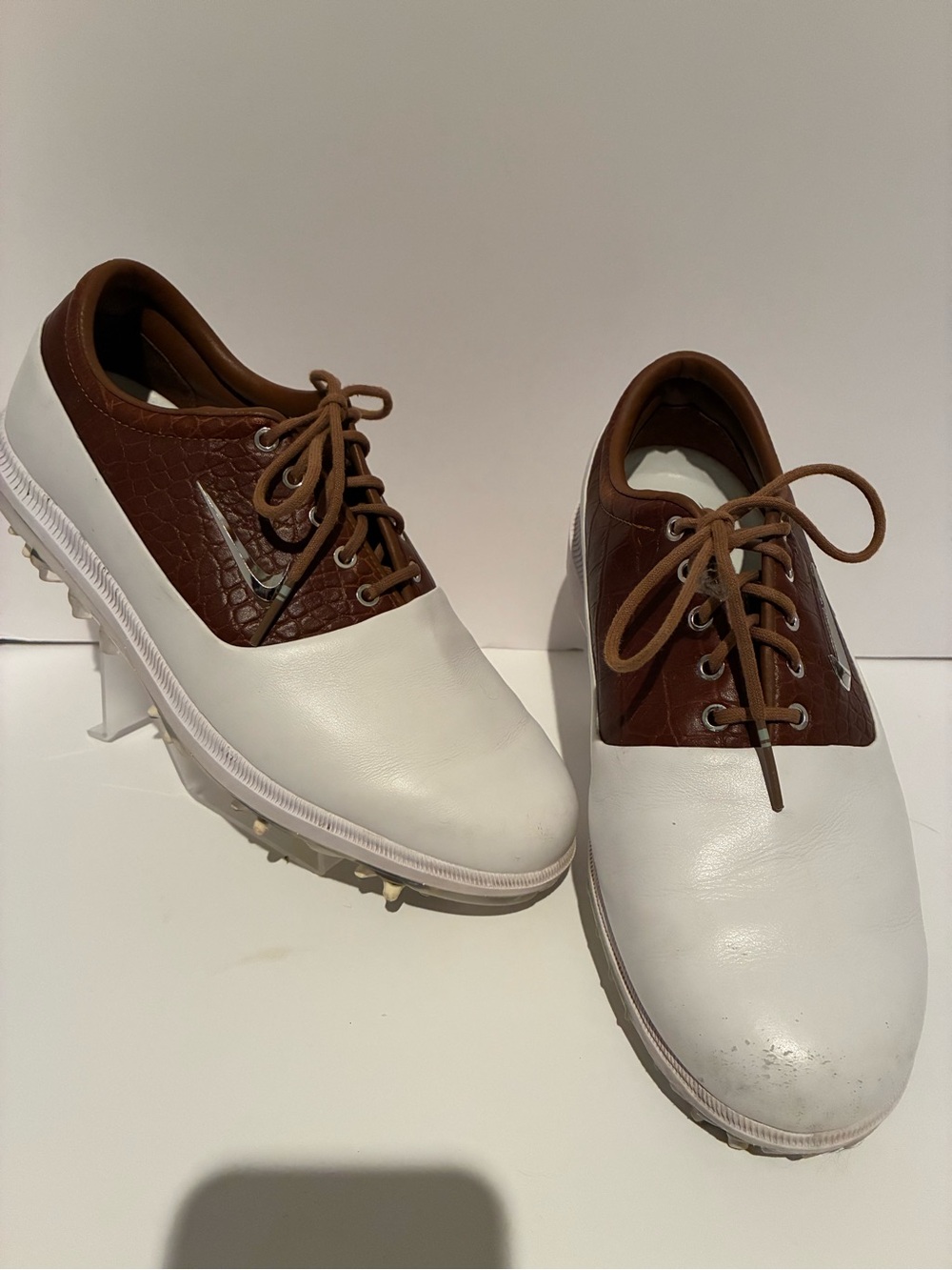 NIKE Air Zoom Victory Golf Shoes- MEN’S SIZE 8.5 Leather AQ1479-101